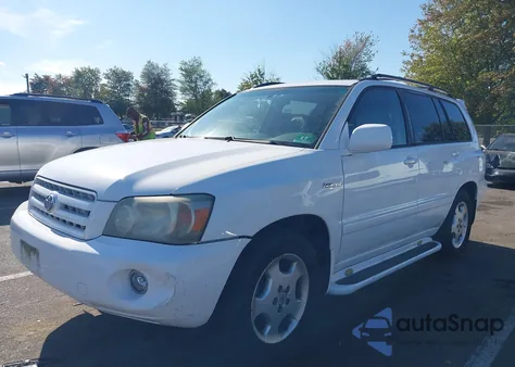 2006 Toyota Highlander Limited V6 from USA, damaged, VIN JTEDP21A460094307